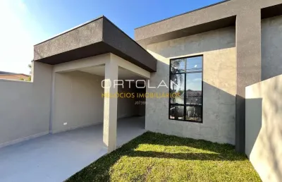 Casa térrea nova 101m² - 03 dormitórios – cidade jardim – são josé dos pinhais.