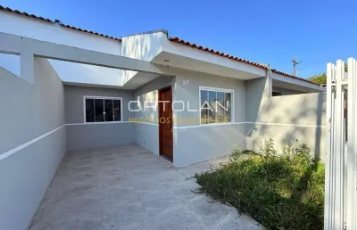 Casa térrea 70m² - 03 dormitórios - costeira - são josé dos pinhais- pr