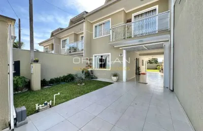 Sobrado triplex 201,51 m2 - 03 dormitórios - bom jesus - são josé dos pinhais - pr