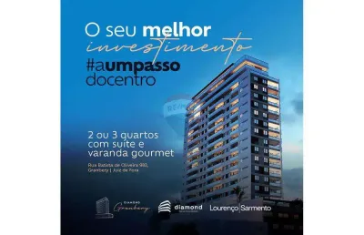 Cobertura linear com 3 quartos, suíte, área de lazer, granbery, juiz de fora/mg