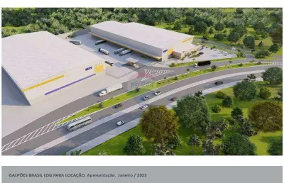 Galpão em condomínio logístico com 2500m2, podendo ser a partir de 975m² até 6500m² na br040