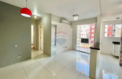 Apto mobiliado com 2 dormitórios com 54m2 no bairro fatima - canoas  - rs