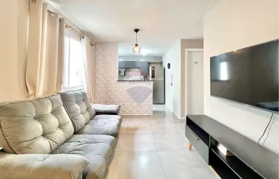Apartamento à venda semimobiliado com 2 dormitórios, condomínio porto ametista, bairro são josé - canoas rs
