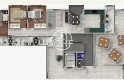 Apartamento com 3 quartos à venda na Rua Henrique Hartke, 350, Azambuja, Brusque