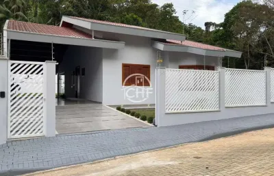 Casa com três quartos em dom joaquim, dom joaquim, brusque - sc