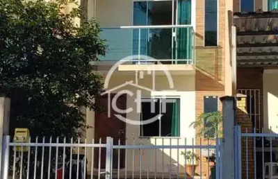 Sobrado com área de festas, águas claras, brusque - sc