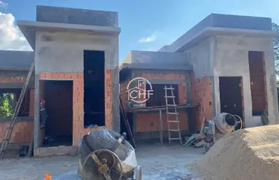 Casa nova  de uma suíte e dois dormitórios, pomerânia, guabiruba - sc