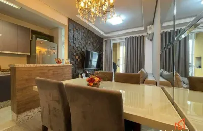 Apartamento com 2 quartos no jardim iririú em joinville