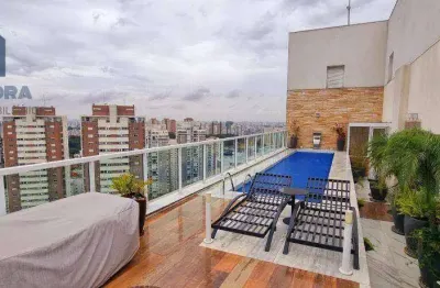 Cobertura com 5 dormitórios à venda, 585 m² por r$ 11.000.000,00 - panamby - são paulo/sp