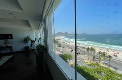 Amplo apartamento  na avenida atlântica _copacabana  com vista deslumbrante para o mar.este amplo apartamento oferece conforto e sofisticação na praia mas famosa do brasil