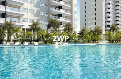Apto 69m2 com 1 dorm 2 banheiros e 2 vagas em edifício verdadeiro resort