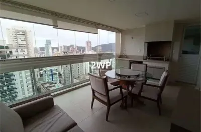 Maravilhoso apto 3 quartos, 3 suítes, 3 vagas em santos boqueirão | alugar