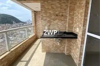 Apto 90 m2 Vila Valença, São Vicente/SP à Venda Varanda Gourmet