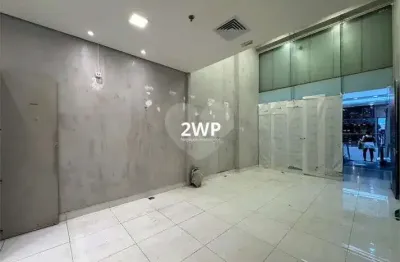 Loja com 29,30 m2 para alugar no shopping pátio iporanga em gonzaga, santos - sp