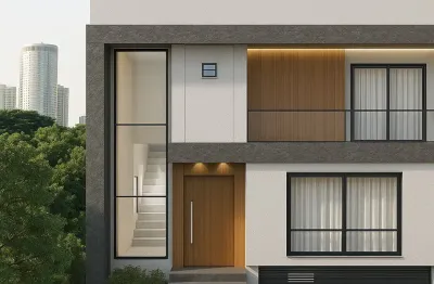 Lindo sobrado novo em condomínio fechado com 3 suítes no xaxim