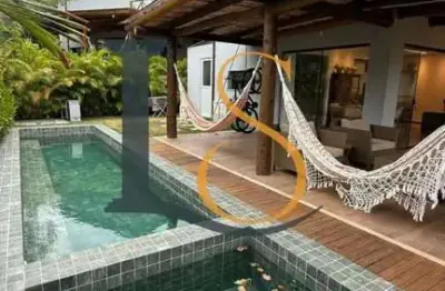 Alto padrão para venda em mata de são joão, praia do forte, 5 dormitórios, 5 suítes, 6 banheiros, 4 vagas