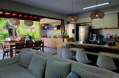 Casa em condomínio para venda em mata de são joão, imbassaí, 3 dormitórios, 3 suítes, 4 banheiros, 2 vagas