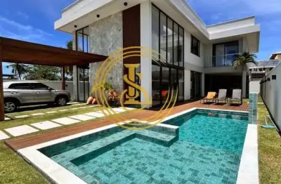 Casa em condomínio para venda em camaçari, guarajuba, 8 dormitórios, 8 suítes, 10 banheiros, 3 vagas