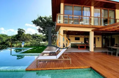 Casa em condomínio para temporada em mata de são joão, praia do forte, 8 dormitórios, 8 suítes, 10 banheiros, 12 vagas