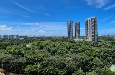 Apartamento  com 4 suites, andar alto, 180m2, vista livre, 3 vagas de garagem localizado no bairro greenville  em patamares, salvador ba