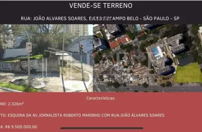 Terreno à venda na Rua João Álvares Soares, --, Campo Belo, São Paulo