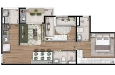 Apartamento com 2 quartos à venda na Rua Bueno de Andrade, --, Aclimação, São Paulo
