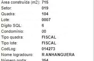 Terreno comercial à venda na Rua Anhangüera, --, Barra Funda, São Paulo