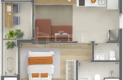 Apartamento com 1 quarto à venda na Rua Flórida, --, Cidade Monções, São Paulo