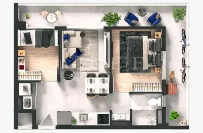 Apartamento com 2 quartos à venda na Rua Samia Haddad, --, Vila Suzana, São Paulo