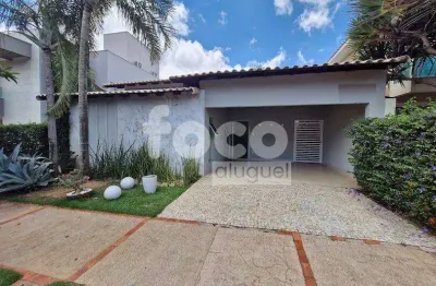 Casa em condomínio para aluguel, 3 quartos, 4 suítes, 4 vagas, aclimação - uberlândia/mg