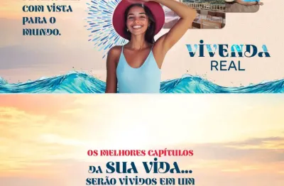 Vivenda real, 2/4 com e sem varanda e infraestrutura de lazer