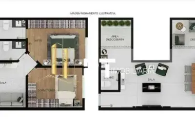 Apartamento à venda em divinópolis, manoel valinhas, com 2 quartos, 61m²