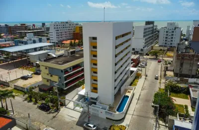 Apartamento para aluguel 2qts a 100m do mar, j oceania - j pessoa/pb