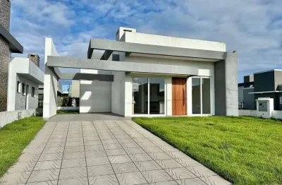 Casa em condomínio fechado com 3 quartos à venda na rua onório germano, 2009, zona nova, capão da canoa, 130 m2 por r$ 1.280.000