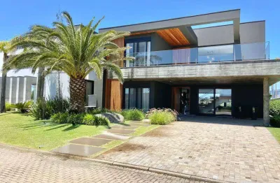 Casa em condomínio fechado com 5 quartos à venda na rua rio jacuí, 1366, centro, xangri-lá, 440 m2 por r$ 6.900.000