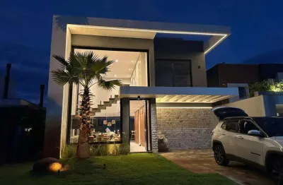 Casa em condomínio fechado com 4 quartos à venda na avenida diamente, 1173, centro, xangri-lá, 200 m2 por r$ 2.590.000