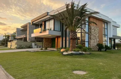 Casa em condomínio fechado com 5 quartos à venda na rua rio jacuí, 1366, centro, xangri-lá, 494 m2 por r$ 7.700.000