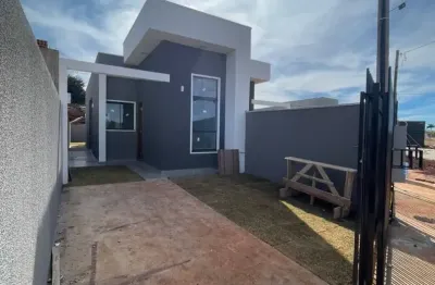 Excelente oportunidade casa em construção a venda próximo a  pioneira  por apenas r$280.000,00 com 3 quartos