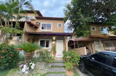Casa em condomínio fechado com 3 quartos à venda na rua retiro dos artistas, pechincha, rio de janeiro, 166 m2 por r$ 790.000