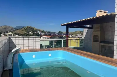Cobertura com 4 quartos à venda na rua das dálias, vila valqueire, rio de janeiro, 175 m2 por r$ 995.000