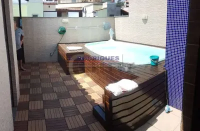 Cobertura com 3 quartos à venda na rua francisca sales, freguesia (jacarepaguá), rio de janeiro, 171 m2 por r$ 675.000