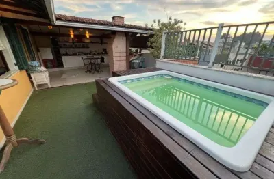 Cobertura 4 quartos - dependência - 231 m2 - área gourmet - piscina