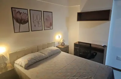 Apartamento mobiliado no condomínio unique aniversário, caminho das árvores