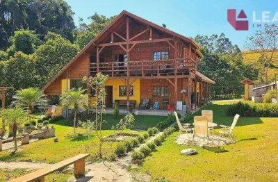 Linda chácara com casa ampla e 2 chalés à venda, 5000 m² por r$ 1.290.000 - zona rural - silvianópolis/mg