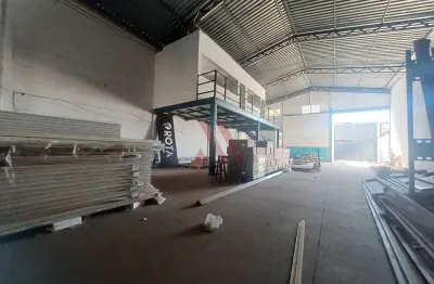 Galpão comercial com doca para locação na av. são paulo