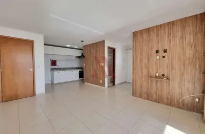 Res. veredas do lago - apartamento andar alto nascente para alugar no setor oeste no residencial veredas do lago com 68 metros