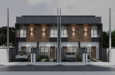 Sobrado geminado 2 suítes e varanda no bairro  adhemar garcia