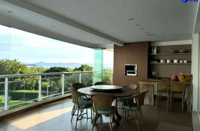 Apartamento com 4 quartos para alugar na avenida luiz boiteux piazza, 4413, cachoeira do bom jesus, florianópolis, 224 m2 por r$ 15.000