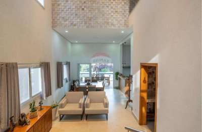 Casa à venda com 4 suítes - 260 m² condomínio glarus, swiss park, campinas/sp