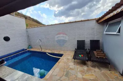 Casa moderna com piscina e segurança - morungaba/sp - r$ 740.000,00